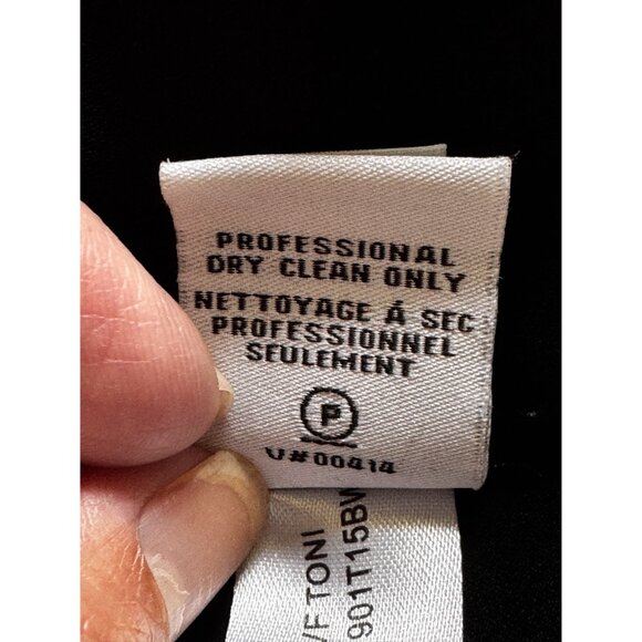 Diane Von Furstenberg DVF Toni Blouse Black Silk Women S 100% Silk Top Designer - Picture 7 of 11